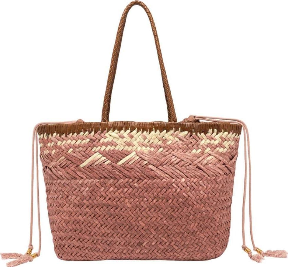 GIANNI CHIARINI Gianni Chiarini Borsa Paloma Donna Blush in Paglia e Pelle - 2