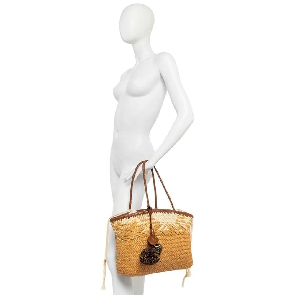 GIANNI CHIARINI Gianni Chiarini Borsa Paloma Donna Blush in Paglia e Pelle - 8
