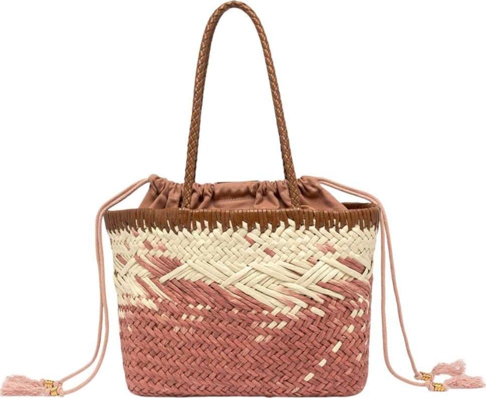 GIANNI CHIARINI Gianni Chiarini Borsa Paloma Donna Blush in Paglia e Pelle - 2