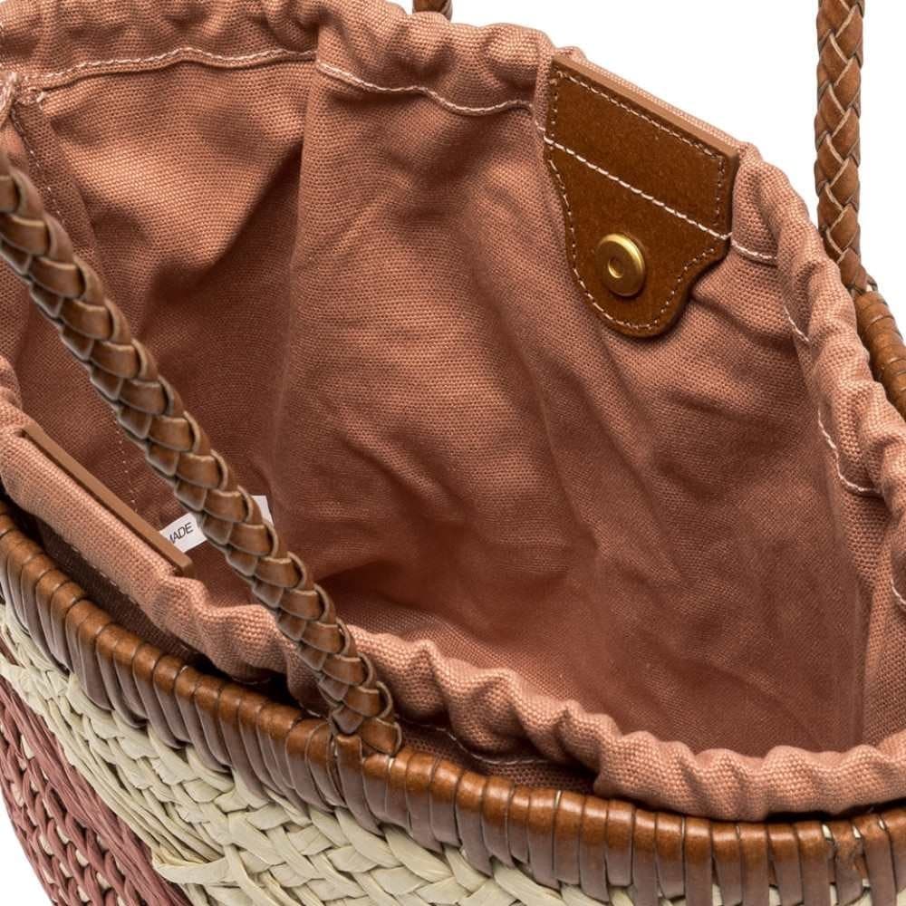 GIANNI CHIARINI Gianni Chiarini Borsa Paloma Donna Blush in Paglia e Pelle - 8