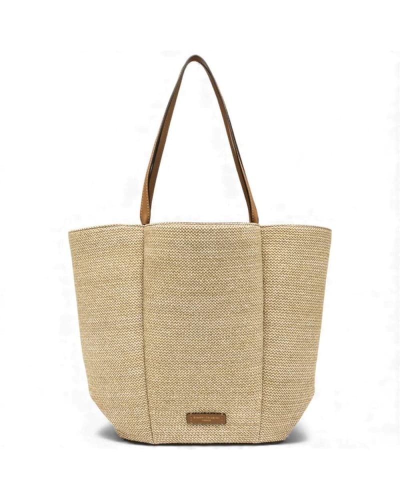 GIANNI CHIARINI Gianni Chiarini Borsa Lily Donna Naturale-Cuoio in Tessuto e Pelle - 9