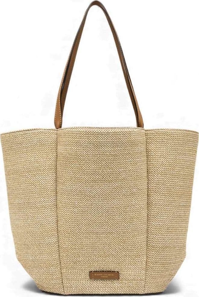 GIANNI CHIARINI Gianni Chiarini Borsa Lily Donna Naturale-Cuoio in Tessuto e Pelle - 2