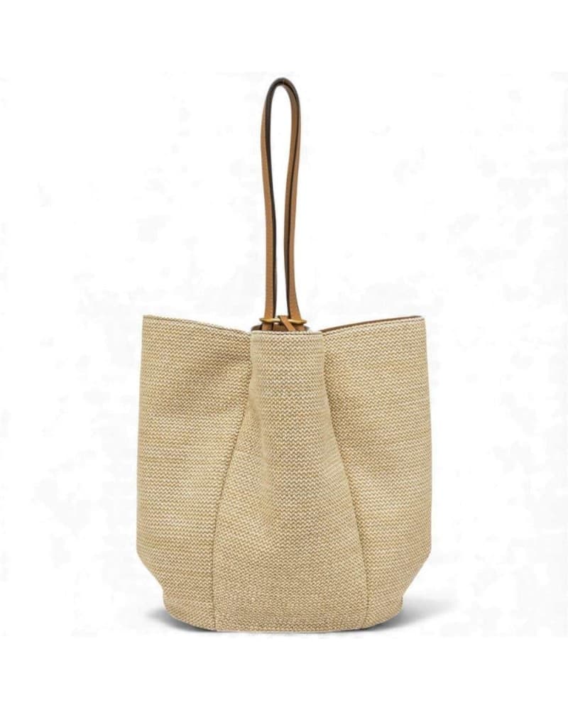 GIANNI CHIARINI Gianni Chiarini Borsa Lily Donna Naturale-Cuoio in Tessuto e Pelle - 5