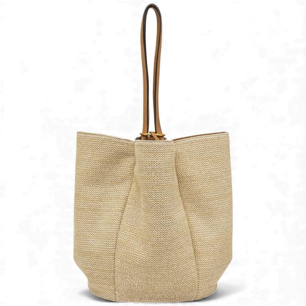 GIANNI CHIARINI Gianni Chiarini Borsa Lily Donna Naturale-Cuoio in Tessuto e Pelle - 6