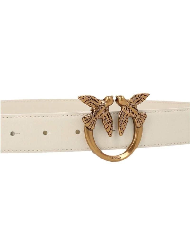 Pinko Cintura PINKO LOVE BERRY Donna Pelle L Bianco - 100125-A0F1-Z14Q-L - 3