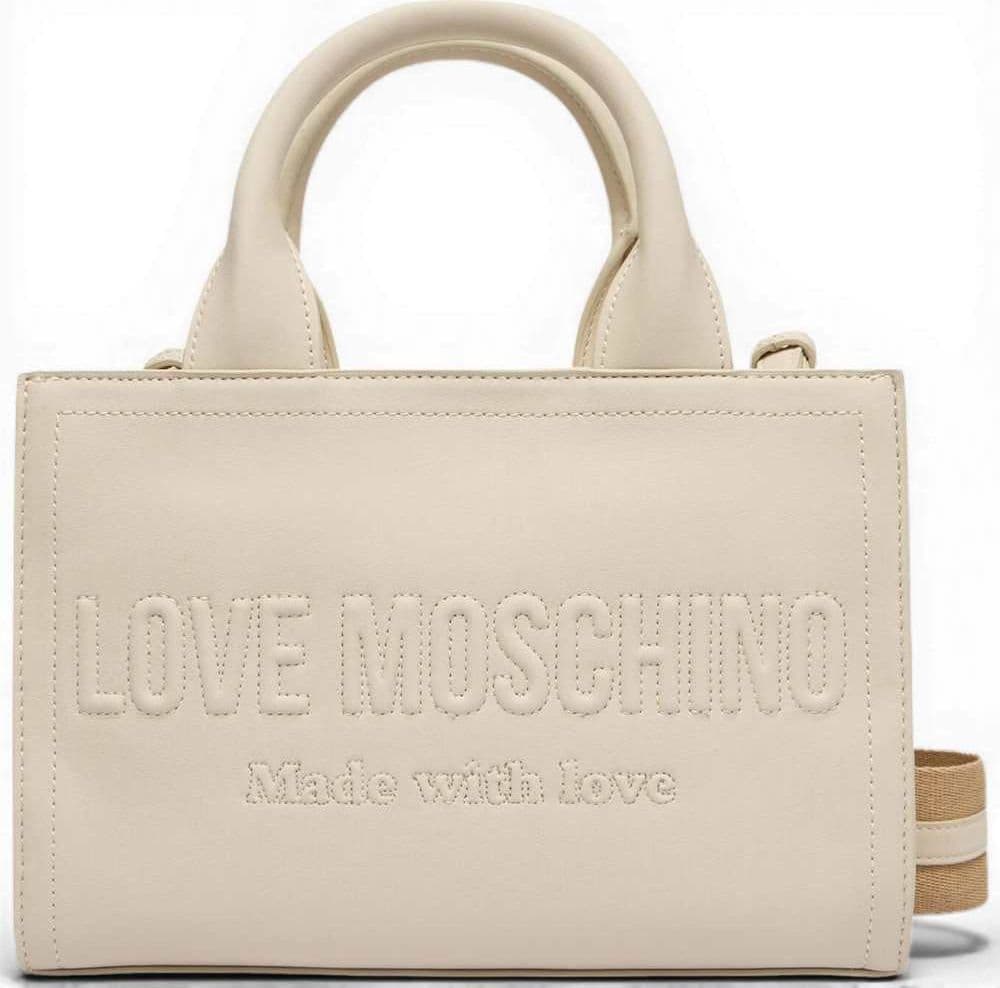 Love Moschino  Borsa Grs Donna Avorio in Sintetico - 2