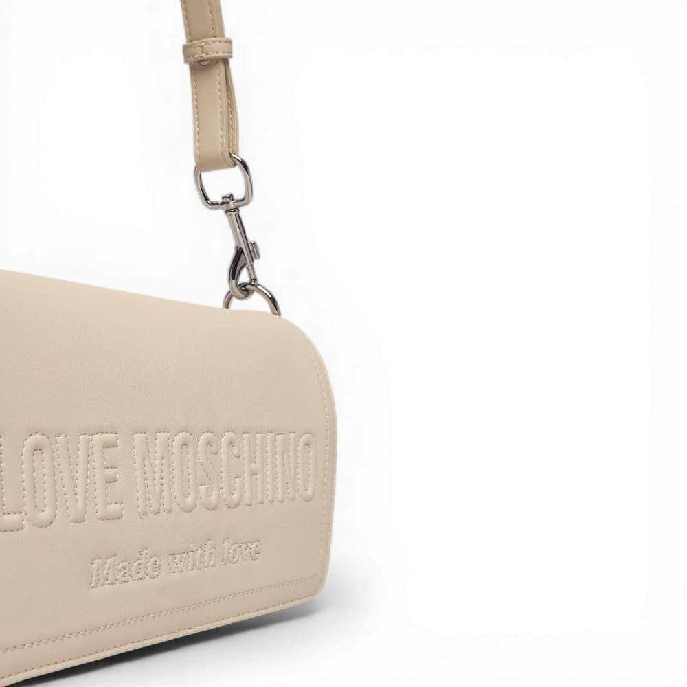 Love Moschino  Borsa Grs Donna Avorio in Sintetico - 4
