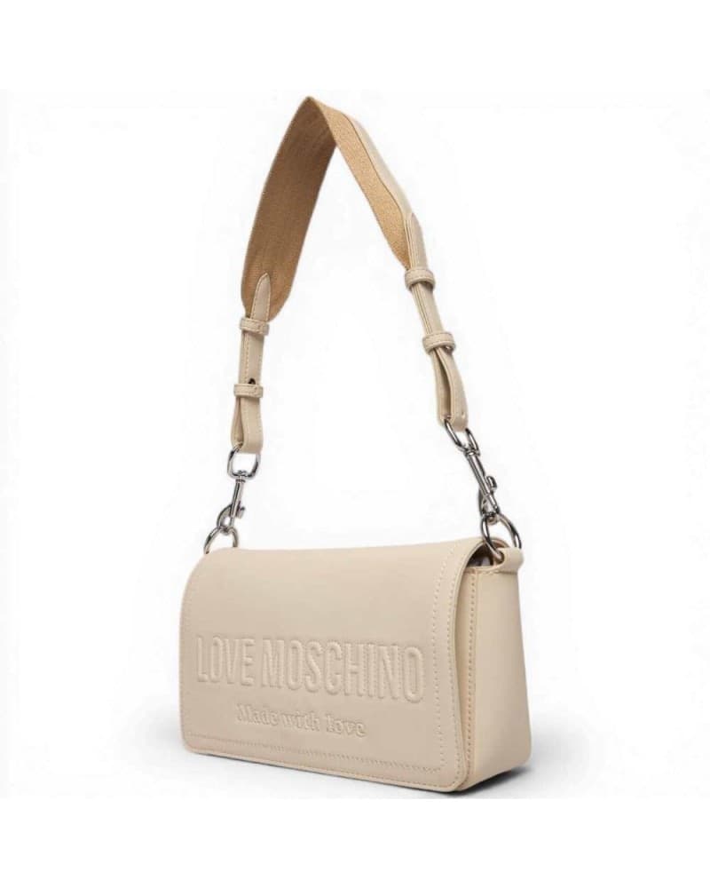 Love Moschino  Borsa Grs Donna Avorio in Sintetico - 7