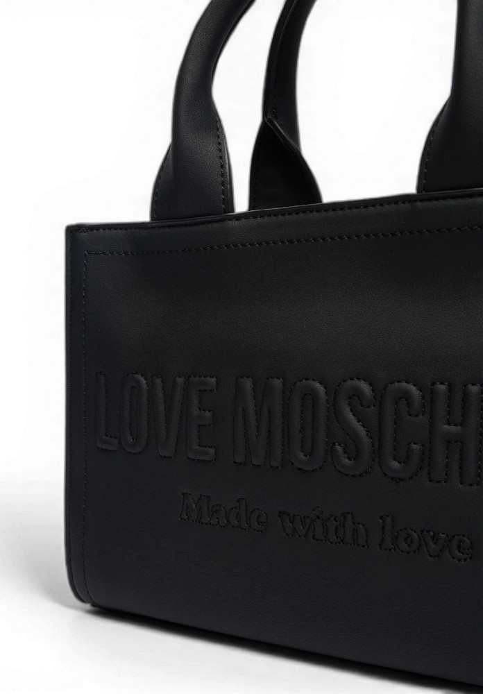 Love Moschino  Borsa Grs Donna Nero in Sintetico - 4
