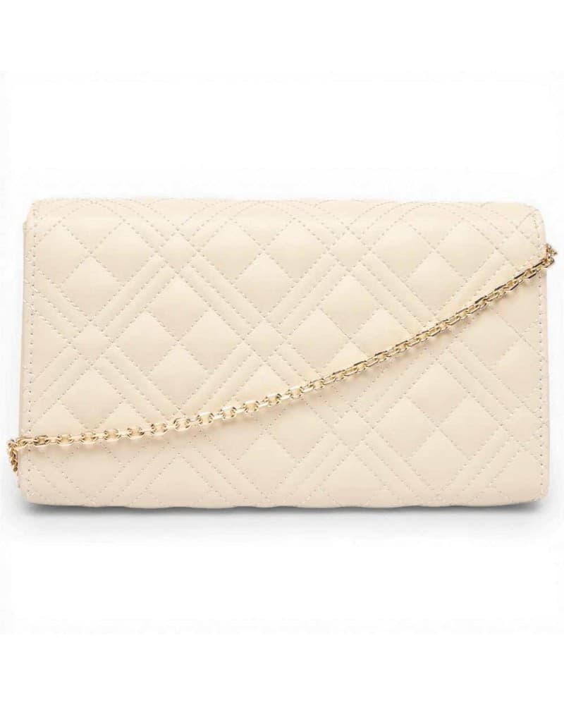 Love Moschino  Borsa Quilted Donna Avorio in Sintetico - 5