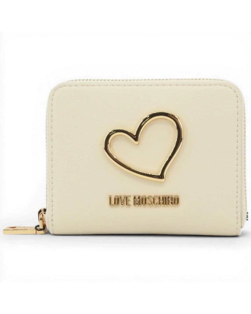 Love Moschino  Portafoglio Donna Avorio in Sintetico - 5
