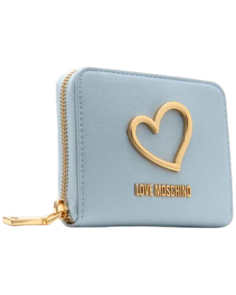 Love Moschino  Portafoglio Donna Celeste in Sintetico - 7