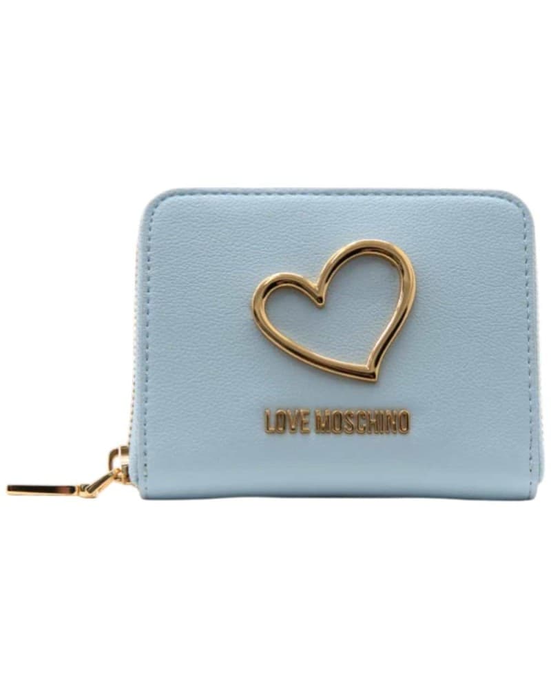 Love Moschino  Portafoglio Donna Celeste in Sintetico - 3
