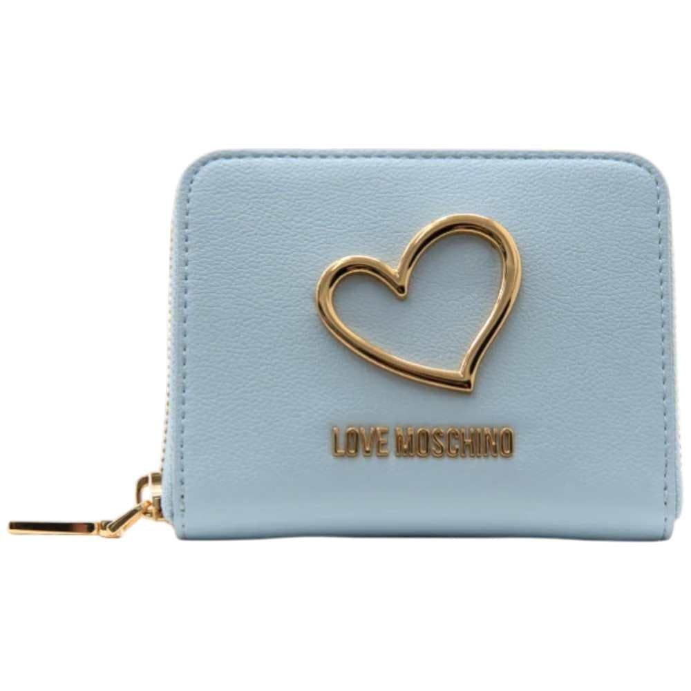 Love Moschino  Portafoglio Donna Celeste in Sintetico - 4