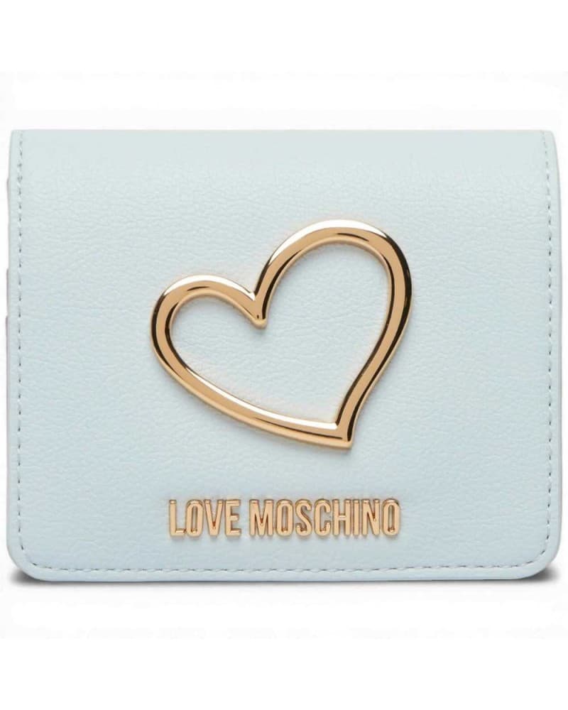 Love Moschino  Portafoglio Donna Celeste in Sintetico - 7