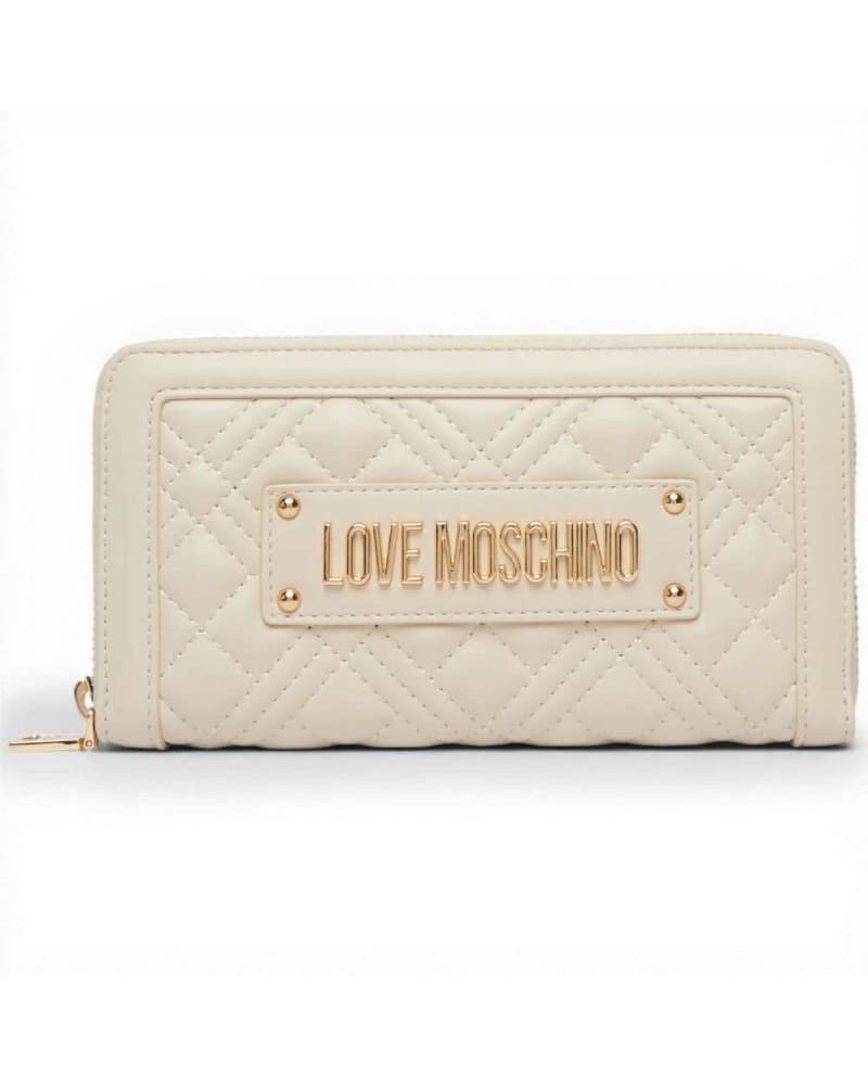 Love Moschino  Portafoglio Quilted Donna Avorio in Sintetico - 7
