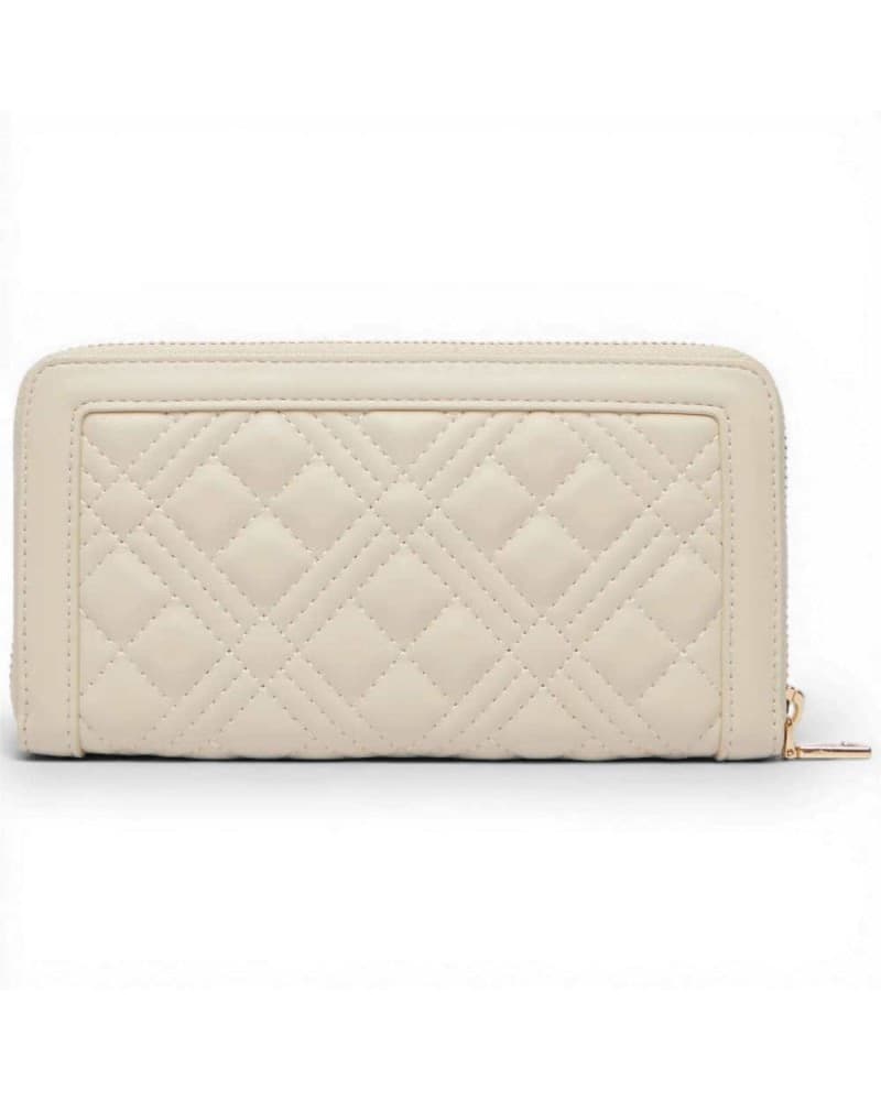 Love Moschino  Portafoglio Quilted Donna Avorio in Sintetico - 3