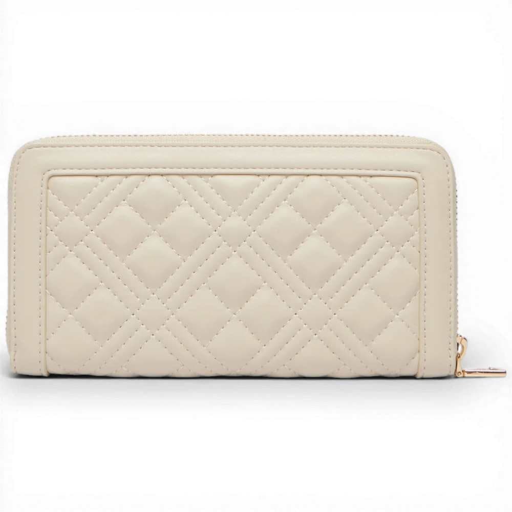 Love Moschino  Portafoglio Quilted Donna Avorio in Sintetico - 4