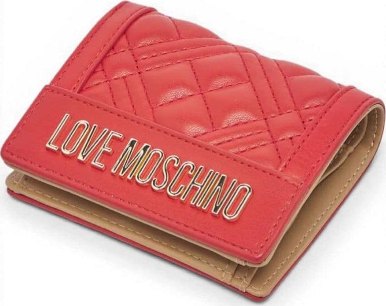 Love Moschino  Portafoglio Quilted Donna Rosso in Sintetico - 3