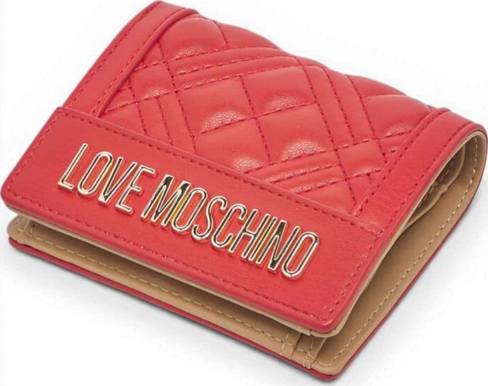 Love Moschino  Portafoglio Quilted Donna Rosso in Sintetico - 4