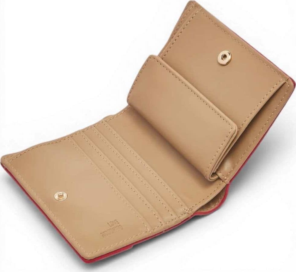 Love Moschino  Portafoglio Quilted Donna Rosso in Sintetico - 8