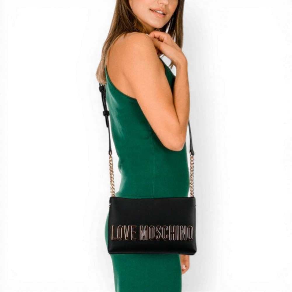 Love Moschino  Shopping Bag Grs Donna Nero in Sintetico - 8