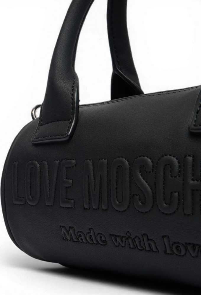 Love Moschino  Shopping Bag Grs Donna Nero in Sintetico - 4