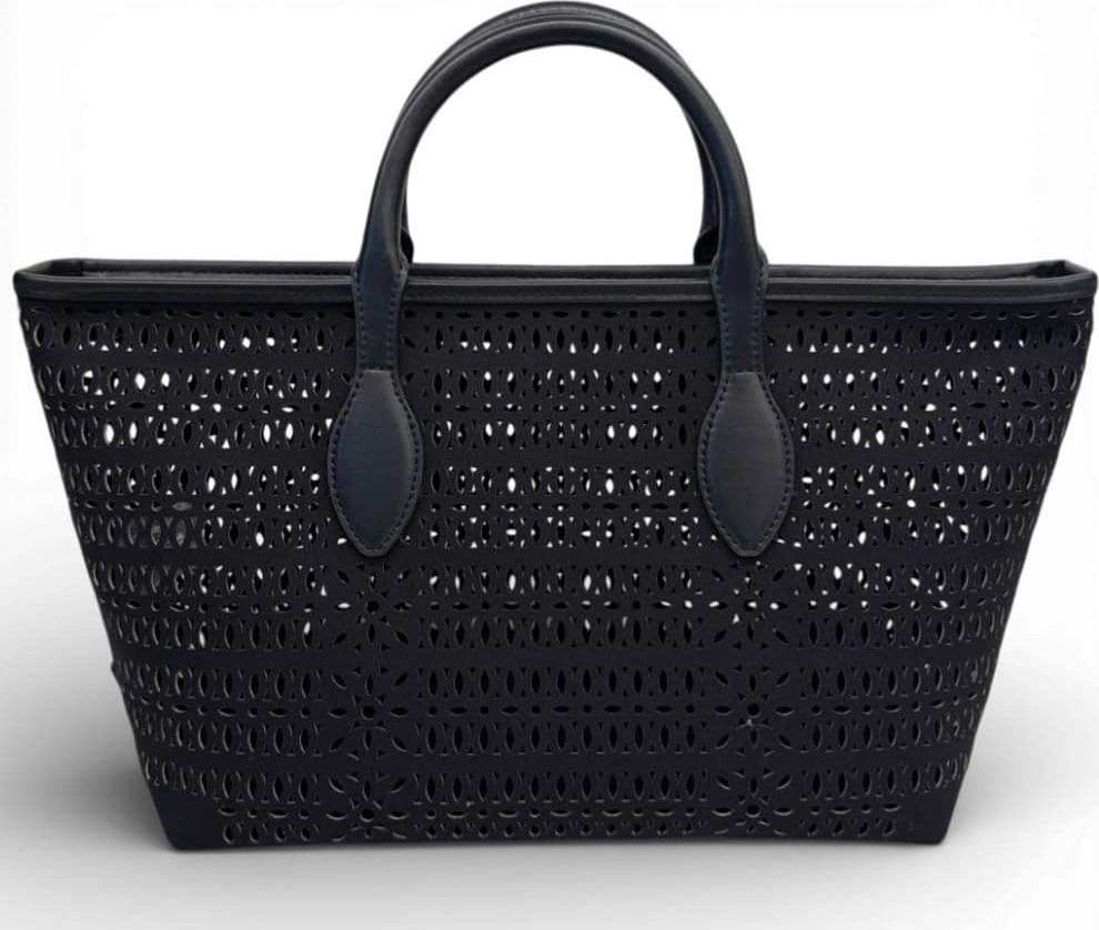 GIANNI CHIARINI Gianni Chiarini Borsa Mashup Donna Nero in Tessuto e Pelle - 6