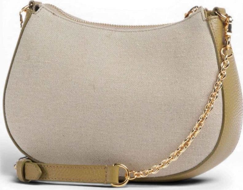 COCCINELLE Coccinelle Mini Bag C-Easy Canvas Donna Naturale in Canvas e Pelle - 3