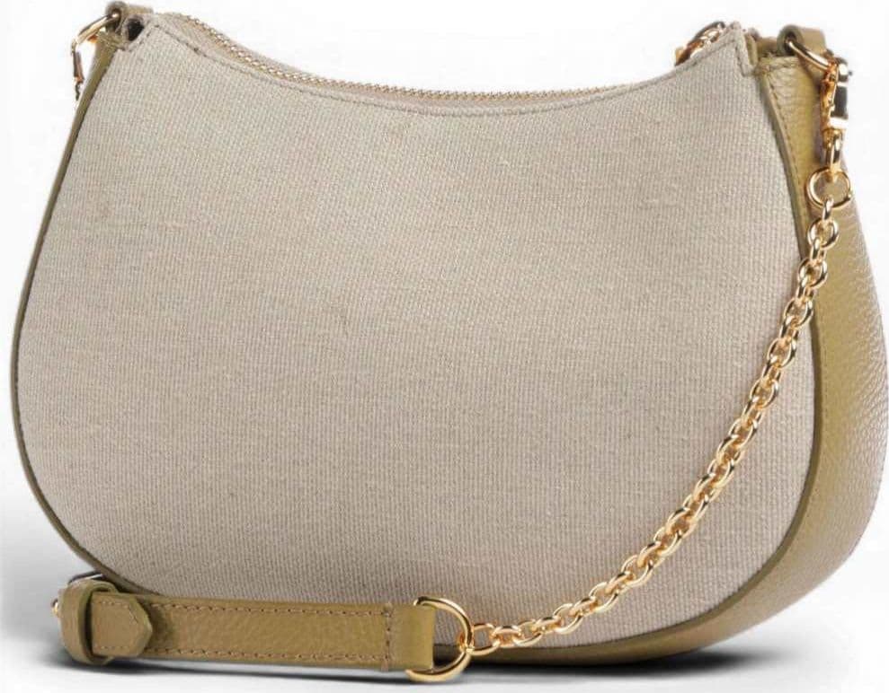 COCCINELLE Coccinelle Mini Bag C-Easy Canvas Donna Naturale in Canvas e Pelle - 4