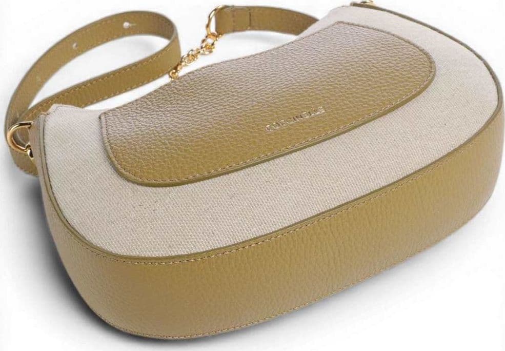 COCCINELLE Coccinelle Mini Bag C-Easy Canvas Donna Naturale in Canvas e Pelle - 8