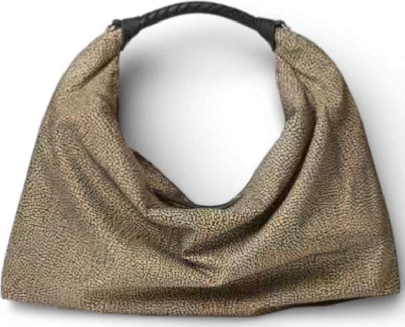 Borbonese Borsa Hobo M. BORBONESE OP Naturale/Nero - 91010206-0195-X11 - 9