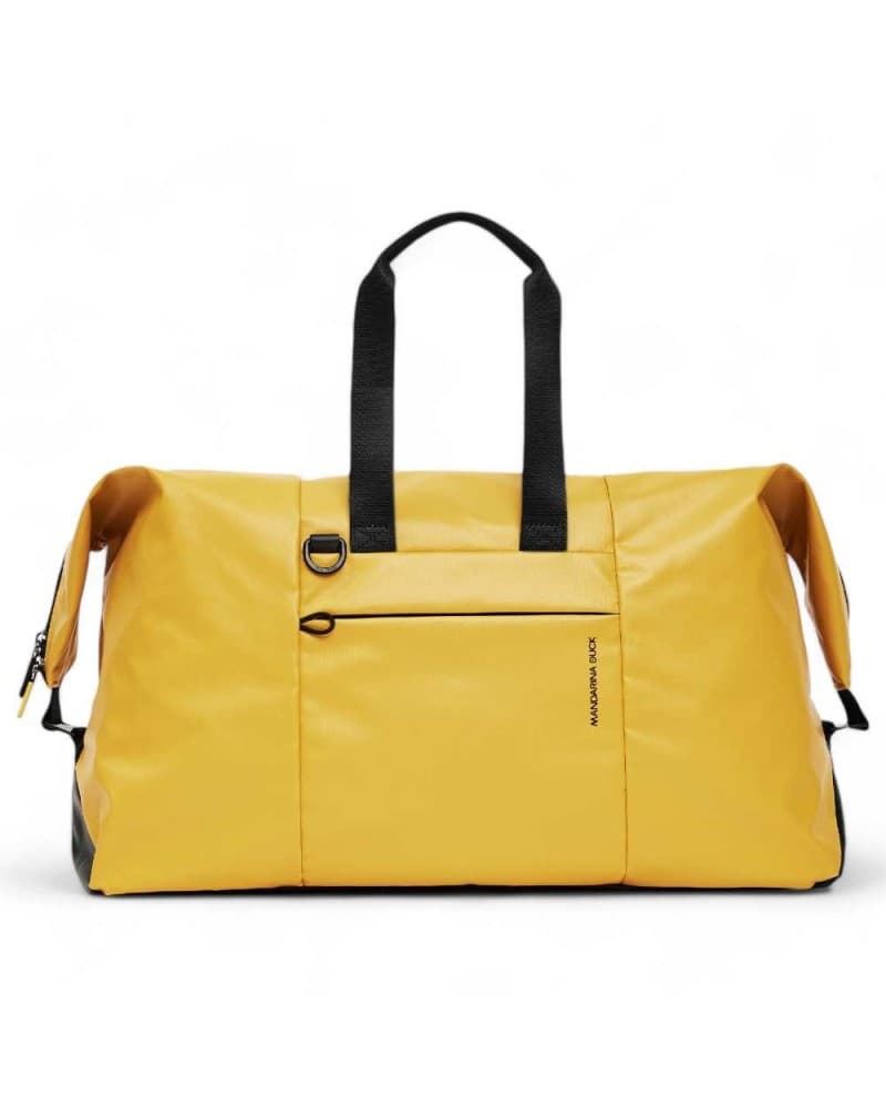 MANDARINA DUCK Borsone Mandarina Duck ECO COATED DUFFLE / DUCK YELLOW Giallo - P10OSB0205J - 9