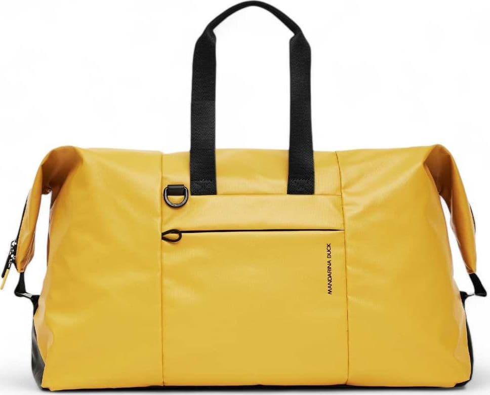 MANDARINA DUCK Borsone Mandarina Duck ECO COATED DUFFLE / DUCK YELLOW Giallo - P10OSB0205J - 2