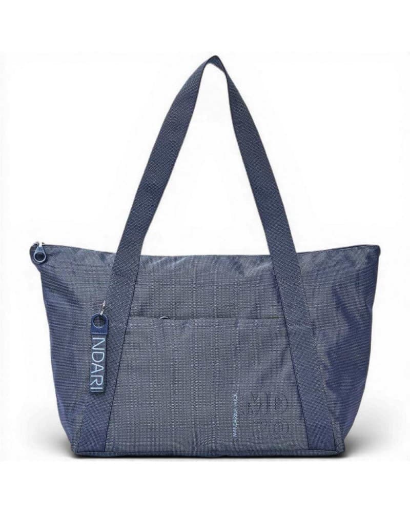 MANDARINA DUCK Mandarina Duck Borsa shopper MD20 Donna Deep Blue in Mitrix - 9