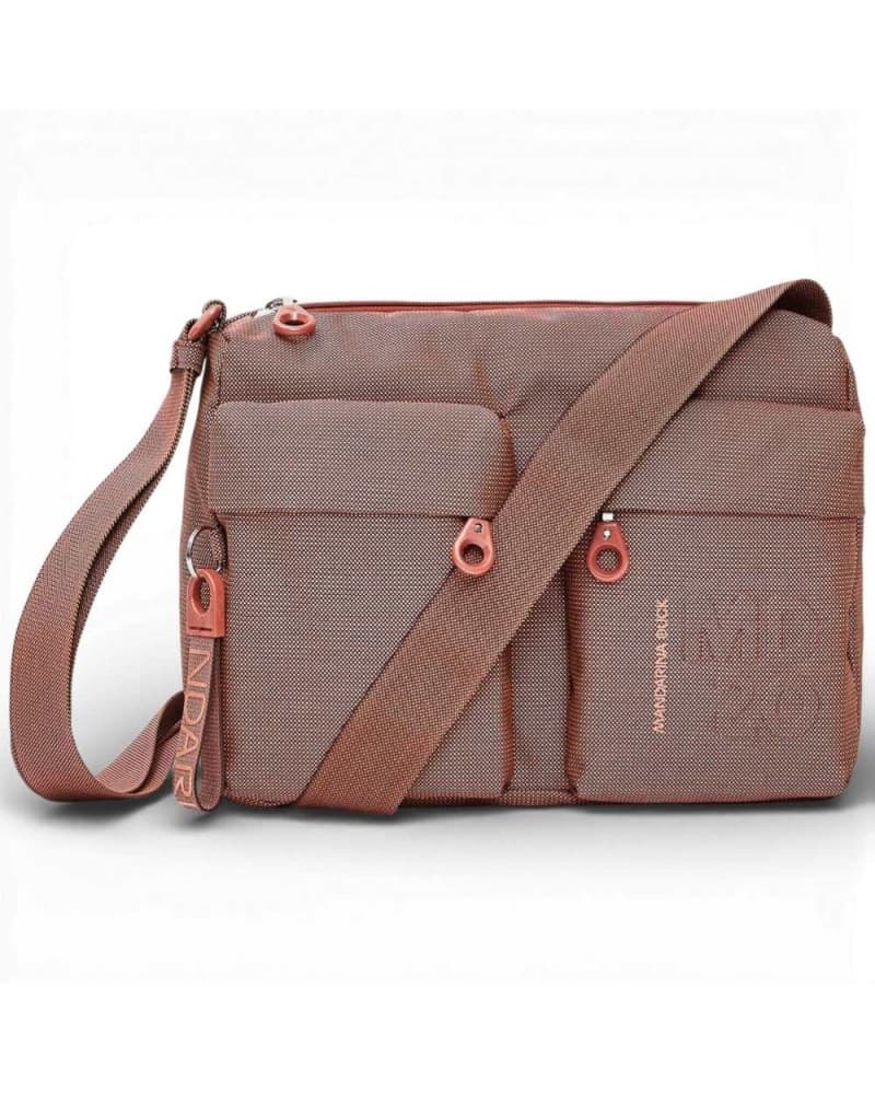 MANDARINA DUCK Mandarina Duck Borsa a tracolla MD20 Donna Pecan Nut in Mitrix - 9