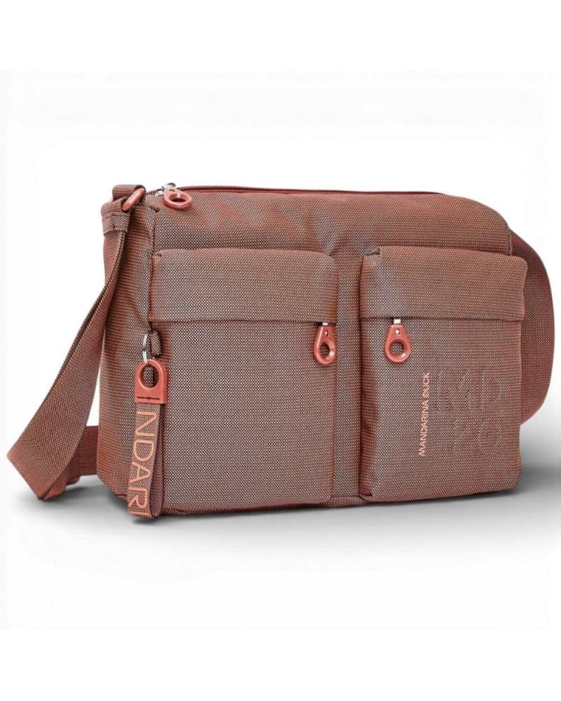 MANDARINA DUCK Mandarina Duck Borsa a tracolla MD20 Donna Pecan Nut in Mitrix - 3