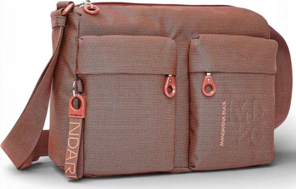 MANDARINA DUCK Mandarina Duck Borsa a tracolla MD20 Donna Pecan Nut in Mitrix - 4