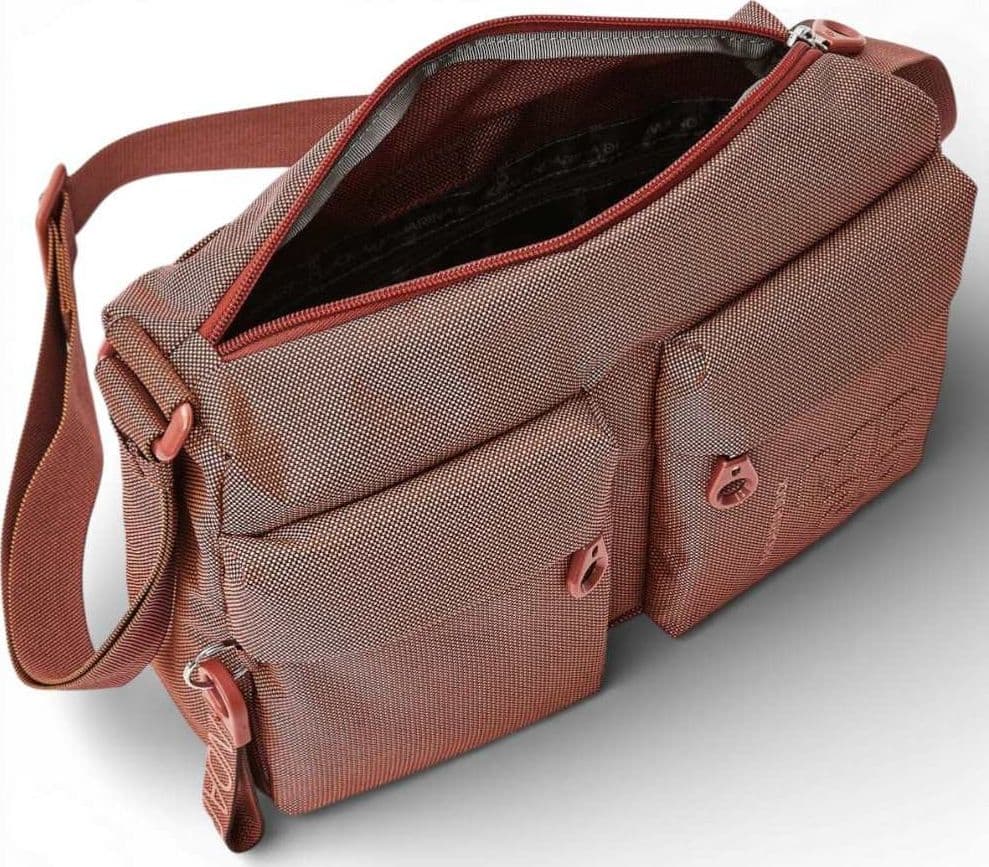 MANDARINA DUCK Mandarina Duck Borsa a tracolla MD20 Donna Pecan Nut in Mitrix - 8