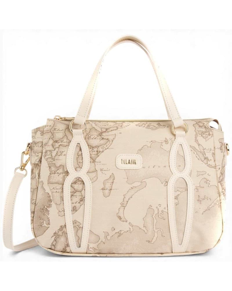 ALVIERO MARTINI 1 CLASSE Alviero Martini 1 Classe Borsa a mano Soft Petals Donna Rafia in Tessuto e Pelle - 9