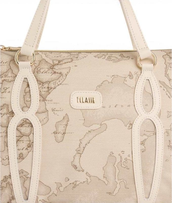 ALVIERO MARTINI 1 CLASSE Alviero Martini 1 Classe Borsa a mano Soft Petals Donna Rafia in Tessuto e Pelle - 7