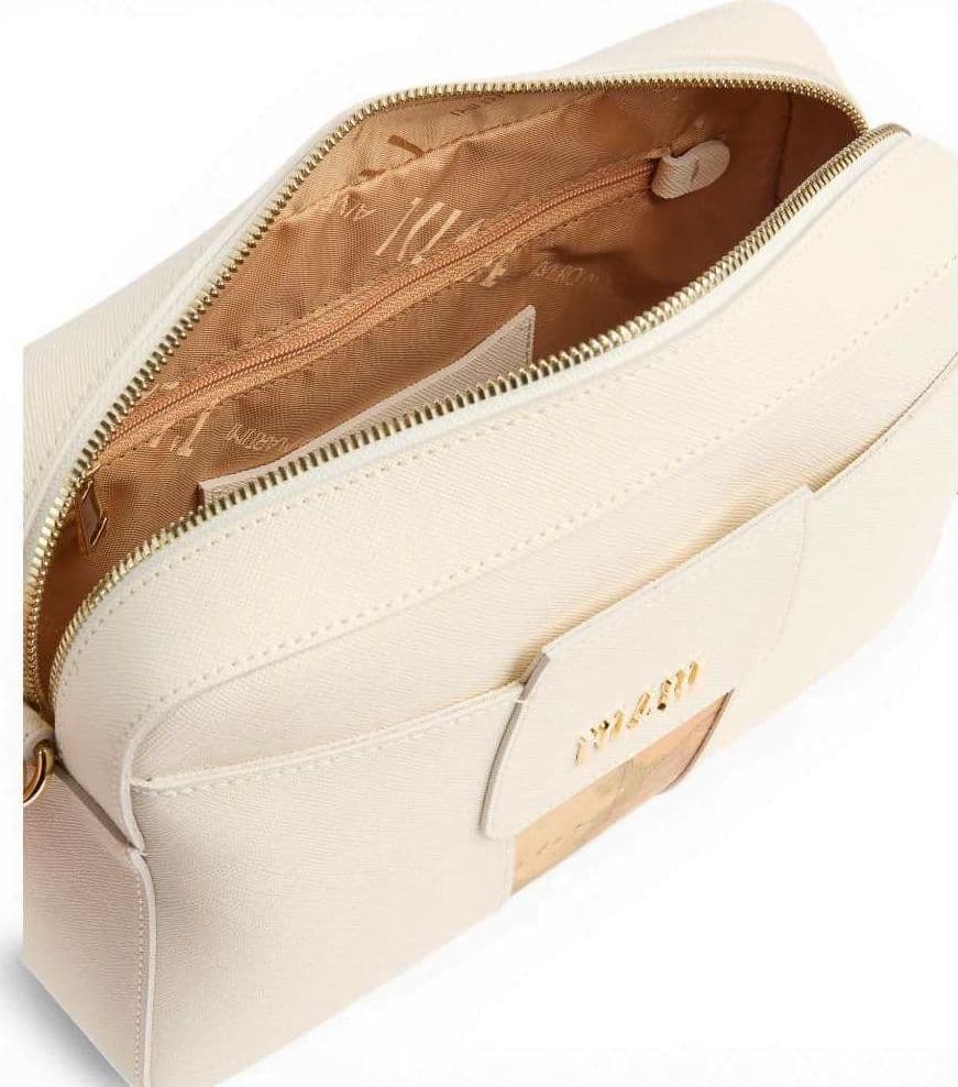 ALVIERO MARTINI 1 CLASSE Alviero Martini 1 Classe Borsa reporter Bloom City Donna Avorio in Pelle - 4