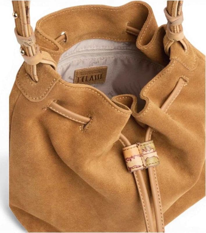 ALVIERO MARTINI 1 CLASSE Alviero Martini 1 Classe Borsa secchiello Tribal Leather Donna Tabacco in Camoscio e Pelle - 5