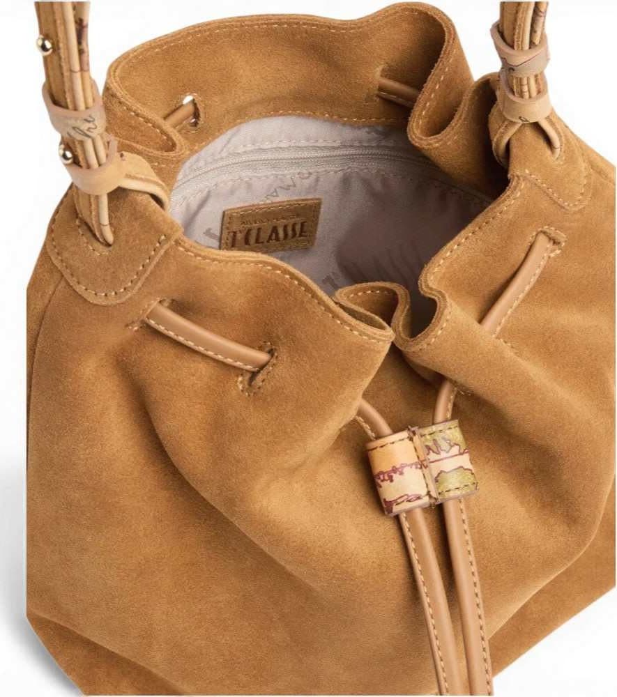 ALVIERO MARTINI 1 CLASSE Alviero Martini 1 Classe Borsa secchiello Tribal Leather Donna Tabacco in Camoscio e Pelle - 6