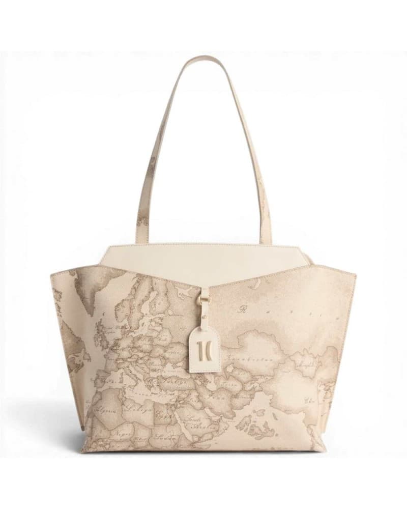 ALVIERO MARTINI 1 CLASSE Alviero Martini 1 Classe Borsa shopping Rituals Geo Safari Donna Rafia in Tessuto - 7