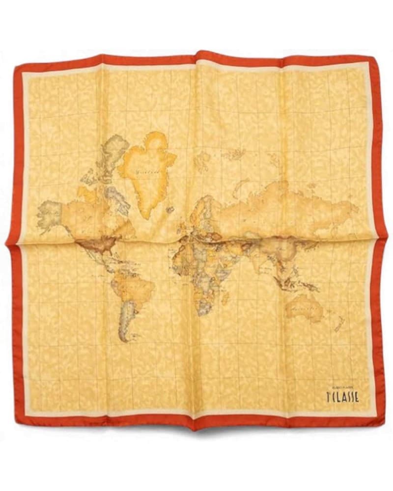 ALVIERO MARTINI 1 CLASSE Alviero Martini 1 Classe Foulard Aloe Donna Rosso Papavero in Seta - 5