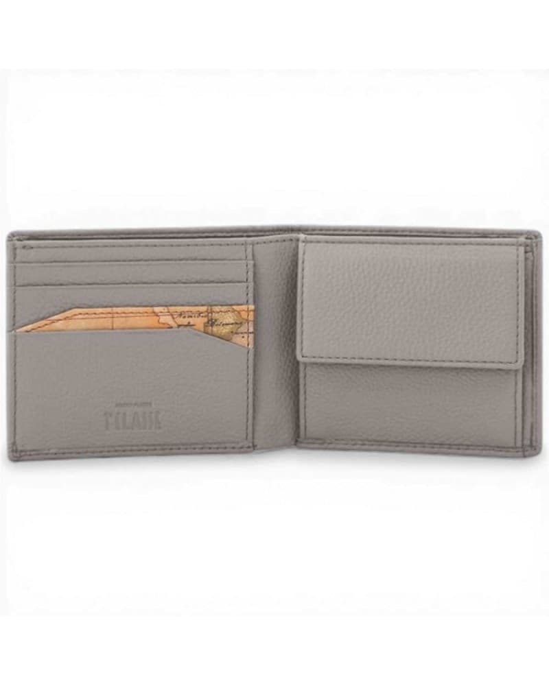ALVIERO MARTINI 1 CLASSE Alviero Martini 1 Classe Portafoglio Western Leather Uomo Grigio City in Pelle - 5