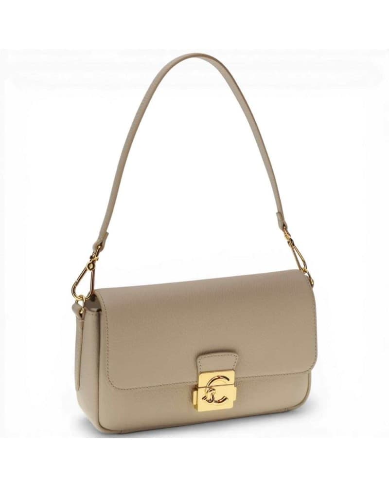 COCCINELLE Coccinelle Borsa a mano C-Me Lock Bag Donna Sandshell in Pelle Granata - 3