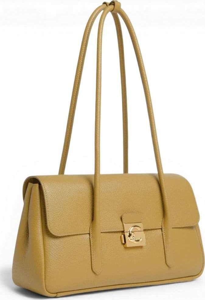 COCCINELLE Coccinelle Borsa a mano C-Me Lock Bag Donna Seagrass in Pelle Granata - 4