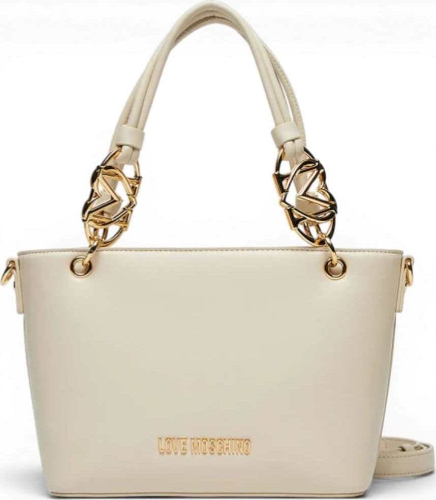 Love Moschino  Borsa a mano Jewel Donna Avorio in Eco-pelle - 2